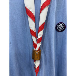 107135 PAÑOLETA BLANCO/ROJO